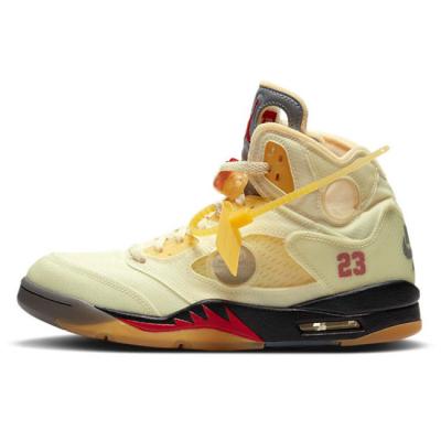 China Cushioning OW x Retro sail men women sneakers fashion casual sports shoes basketball shoes for sale
