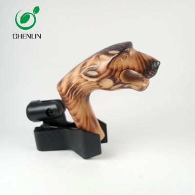 China Manija animal Eco a prueba de viento del paraguas de madera de la haya amistoso en venta