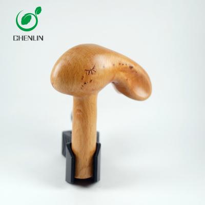 China Manija tallada mano única impermeable del paraguas con el material de Ashtree de la madera dura en venta