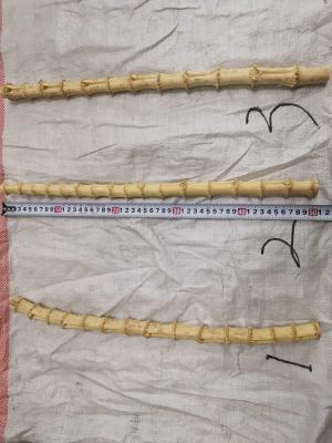 China El par 6 de monedero de bambú del bolso de la forma de la pulgada 16.5cm U del 1/2 dirige natural en venta