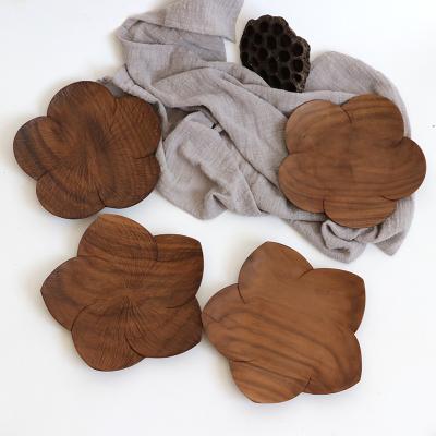 China El servicio de mesa de madera del acacia de la nuez fijó la placa de madera hecha a mano multifuncional en venta