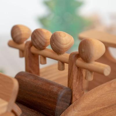 Китай Handcrafted отказ подарка на день рождения младенца Handmade деревянного поезда установленный устойчивый продается