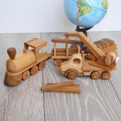 Китай Игрушки ODM OEM Handmade деревянные для малышей, набора поезда детей деревянного продается