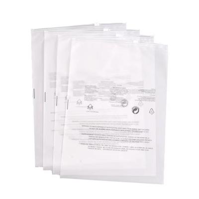 China Recyclable Custom Zip Lock Compostable Biodegradable Garment Bags With Zipper for sale