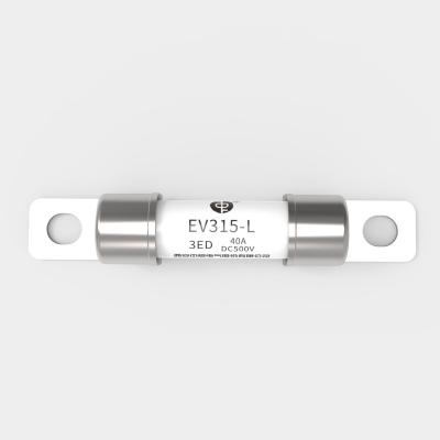 중국 EV EVS 도로 차량 라운드 튜브 요업 자동차 퓨즈 EV-315L-3ED 40A 15A 500VDC 판매용
