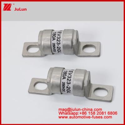 China EV322-2GL 180A 250VDC Bolt Connection Structure Ceramic Tubular Fuse For Electric Vehicles M6 M8 Repair Small Size High Breaking Capacity for sale