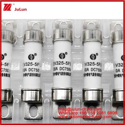 China EV325-5FL 30A 750VDC High Rated Electric Vehicle Mechanical Shock Tubular Ceramic Fuse EV Or HEV Compact Current Bolted Structure Resistant To Vibration Excellent DC Performance for sale