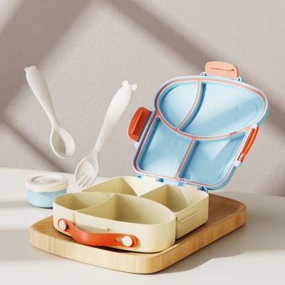Chine Boîte de Bento pour enfants étanche à la fuite réutilisable et lave-vaisselle Contenant de stockage de nourriture sûr à vendre