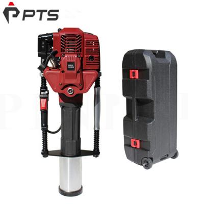 China Construction works Hot Sale Hand Held Gasoline Powered Gasoline Stacking Machine Barrier Post Pile Driver 2 Stroke Gasoline Ram for sale