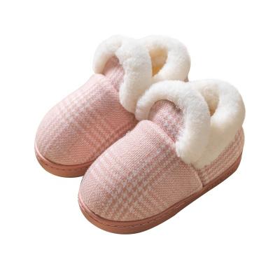 China ZHUBABA Winter Thermal Kids Slippers Warm Sandals Shoes Fashion Trend Slippers Home Indoor Outdoor Shoes For Boys Girls for sale