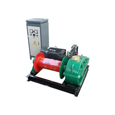China Building Material Stores Supply Frequency Conversion Winch Construction Hoist 0.5 Ton-20 Ton Speed Adjusting Electric Winch for sale