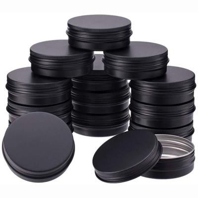 China do preto cosmético do frasco do metal 250g ouro de prata em volta das latas de alumínio 8.8oz à venda