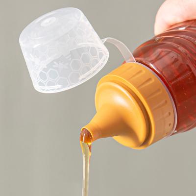 Cina ANIMALE DOMESTICO di condimento di plastica libero Honey Squeeze Bottle riutilizzabile delle bottiglie 800g di BPA in vendita