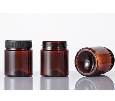 Китай Барбекю пудрит 65mm контейнеры опарников 4 Oz Амбер пластиковые с ODM крышек продается