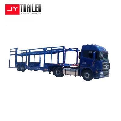 China Heavy Duty 3 Axles Car Hauler Semi Trailer Transport Vehicle Car Steel Factory Made Semi Good Quality for sale