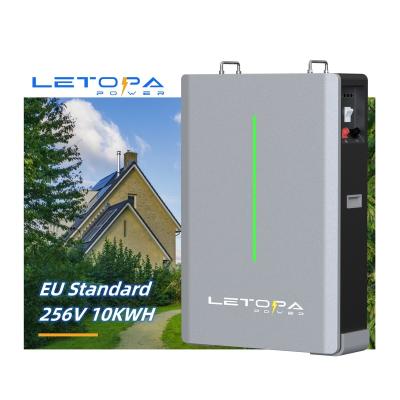 China Solar Energy Storage Systems LETOPA LFP 256v 40ah Battery power storage wall mounted battery high voltage solar lithium battery residential solar system for sale