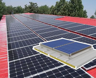 China Sim Painel de telhado fotovoltaico ignífugo de 75 mm para soluções de telhado sustentáveis e ecológicas à venda