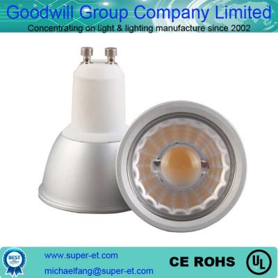 Китай Non dimmable GU10 5w COB led spot light super bright spot bulb продается