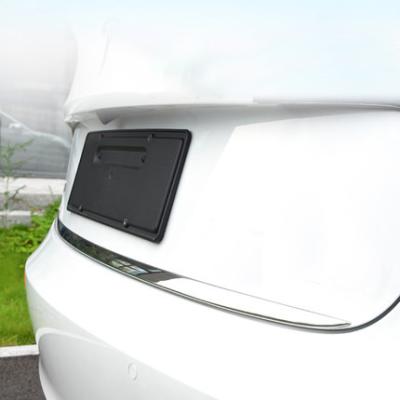 China Entry luxury suitable for Tesla 2022 model3 modified tail box trim accessories car trunk decoration stickers light strip for sale