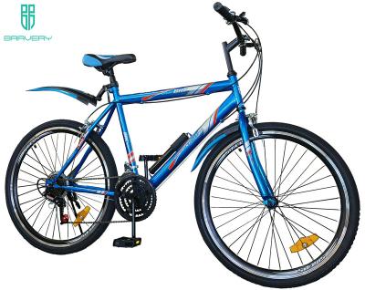 China Hot Sale Steel Factory 26 Inch Mountain Bike 18 Speed Mountain Bike for sale