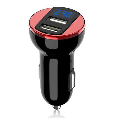 China 2.4A 2 Port High Speed Car Chargers Fast Charging Universal Aluminum Car-Charger Adapter 2.4 For Samsung Huawei Iphone 11 Xiaomi Dual USB for sale