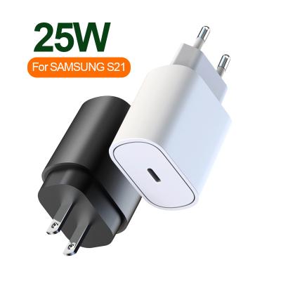 China High Speed For Samsung S21 S20 5G 25w Super Fast Charger Charging Usb Type C for sale