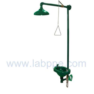 Chine Douche de SHH100-Safety et station de collyre, fer galvanisé, couleur : Jaune, rouge, vert à vendre