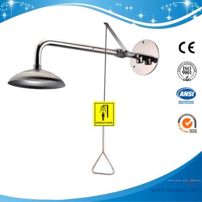 Chine SH1588-Wall mounted emergency shower,SS304 Safety shower à vendre