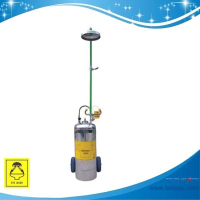 China Lavado con la ducha, lavado portátil del ojo de SH570AB-Portable del ojo del acero inoxidable con el carro, 65L en venta