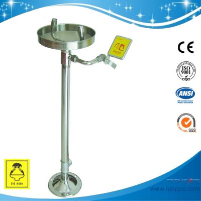 Chine SH711BS-eye wash station SUS304 eye wash stand Erect eye wash made of SUS304 meets ANSI Z358.1 ball valve dust shield à vendre
