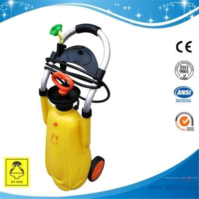 China El lavado del ojo de SH782A-Portable 12 litros resuelve color del amarillo del ANSI z358.1-2014 con statio portátil del lavado del ojo de la muestra del lavado del ojo de la seguridad en venta
