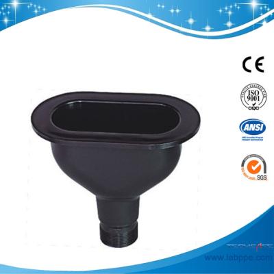 Chine SHP4-1-Lab pp mettent en forme de tasse l'évier, 258*137*207mm, blanc/noir pp arrosent au jet, mettent le piège en bouteille à vendre