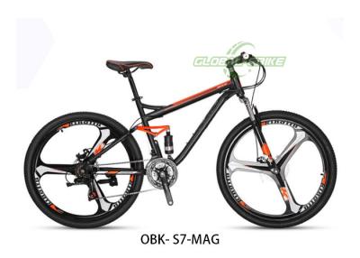 China Ultimate Steel Frame Mountain Bikes , Steel Frame Bicycles With Alloy Pedal for sale