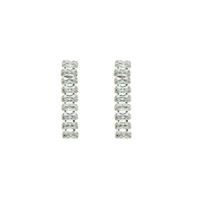China Elegant and Stylish Casual/Sporty CZ Chain Earrings Jewelry Accessories 925 Sterling Silver Drop Earrings Women's for sale
