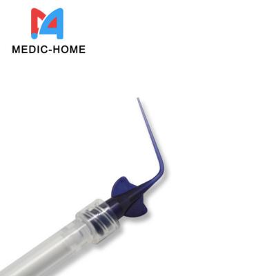 Chine disposable dental needle 30g Elbow Needle Tips 200PCS/Bag Blue White Transparent à vendre