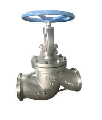 China Stainless Steel Power Station Valve Welded Globe Valve PN16 DN150 150Lb 6 Inch CF8 for sale