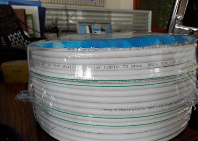China SAT703B cable coaxial 1,13 BC+4.8Foam PE+6.8PVC de 75 ohmios para la TV vía satélite con la Línea Verde en venta