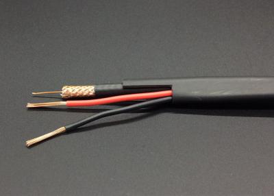 China RG59+2C CCTV Cable Bare Copper with DC Power Common PVC Outdoor for sale