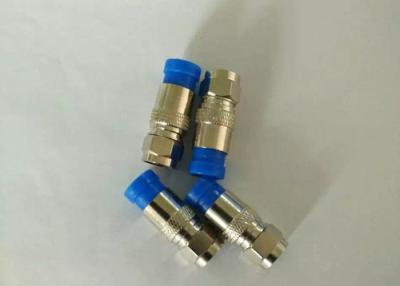 Chine F branchent le type système imperméable de compression du connecteur coaxial CATV MATV de RG6U à vendre