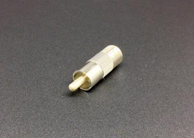 Chine Mâle de F à la prise mono de terminateur audio masculin de connecteur coaxial de RCA à vendre