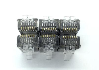 Chine Avec un avant de trou connecteur modulaire protégé d'Ethernet de ftp CAT6 8P8C de la prise RJ45 à vendre