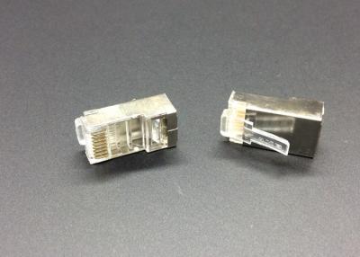 Chine Ftp CAT5E a protégé RJ45 le cable connecteur et l'adaptateur de LAN 8P8C plaqué par or modulaire de la prise 3U à vendre