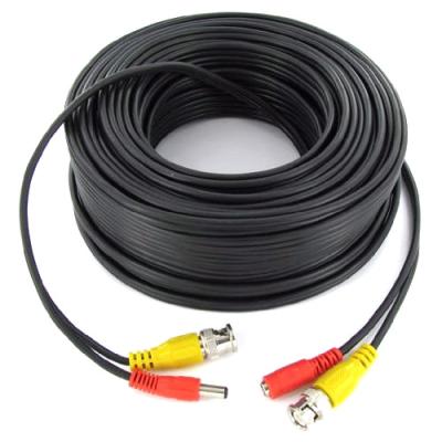Chine Le fil VP50 BNC de puissance et de vidéo et la prise de C.C F à de M ont pré fait la corde de correction de câble coaxial de liaison à vendre