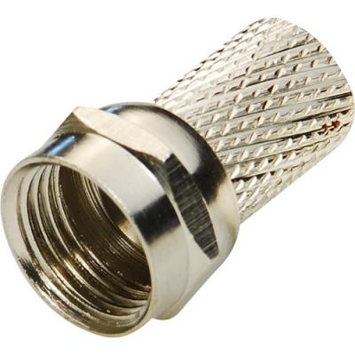 Chine Torsion nickelée sur le connecteur coaxial 18mm de F pour l'adaptateur de RG59 RG6 (5C-FB) CATV à vendre