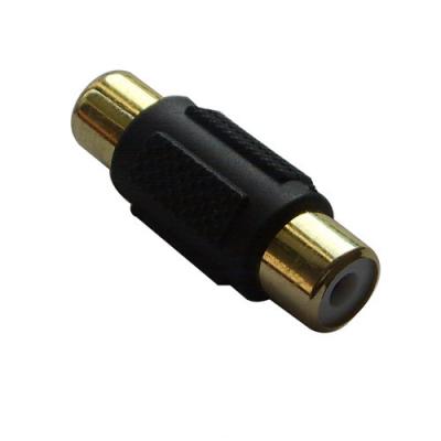 Chine Femelle de RCA à l'adaptateur audio femelle de télévision en circuit fermé de terminateur de connecteur coaxial de RCA à vendre