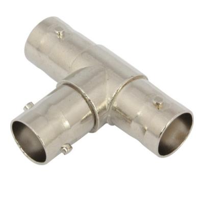 Chine RG59 femelle de l'adaptateur BNC au connecteur coaxial de télévision en circuit fermé de double diviseur femelle de BNC à vendre