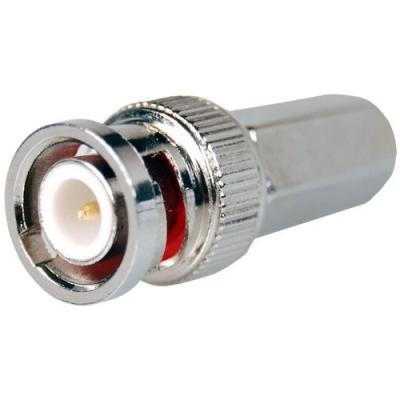 Chine Connecteur visuel masculin de coupleur de prise de connecteur coaxial de BNC pour la caméra de télévision en circuit fermé et le câble coaxial à vendre