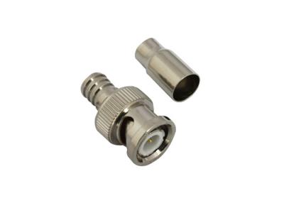 Chine Type visuel de cuir embouti de connecteur de télévision en circuit fermé de caméra masculine de moniteur de BNC pour l'adaptateur RG59 coaxial à vendre