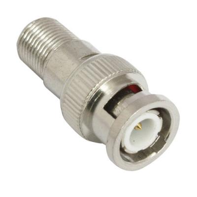 Chine Mâle de BNC à la femelle de F avec le connecteur coaxial de vis et en alliage de zinc de raffinage par adaptateur pour le système de télévision en circuit fermé du câble RG59 à vendre