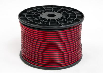 Chine Figure audio rouge et noire du câble 2Core AVANT JÉSUS CHRIST CCA 8 de fil de haut-parleur et de microphone de PVC à vendre
